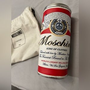 Moschino beer can clutch